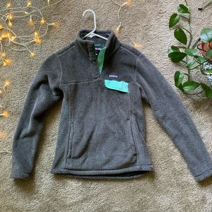 Patagonia Retool Snap-T Fleece Pullover, Grey S